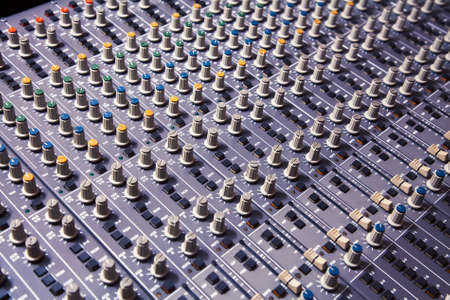 Recording Studio Mixing Console
