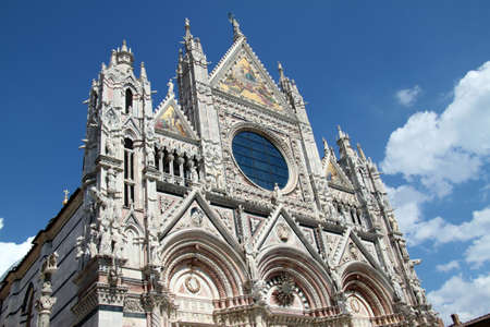 Wonderful and famous dome of Siena, Italy の写真素材
