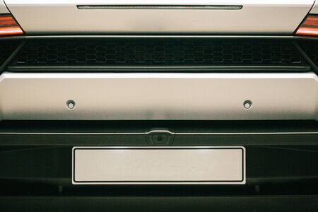 Back of the car. Backgroundの写真素材