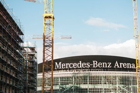 Berlin, 03 October 2017: Reconstruction of the multi-purpose indoor stadium called Mercedes-Benz...