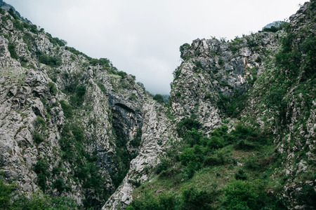 Beautiful view of the mountains in Montenegro. Natural landscape.の写真素材