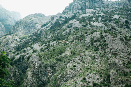 Beautiful view of the mountains in Montenegro. Natural landscape.の写真素材
