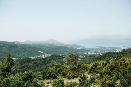 Beautiful view of the mountains and the natural landscape in Montenegro.の写真素材