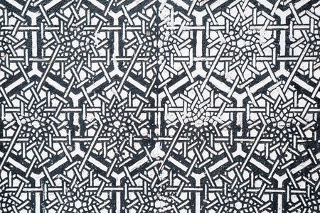 Old black and white texture with abstract pattern background.の写真素材