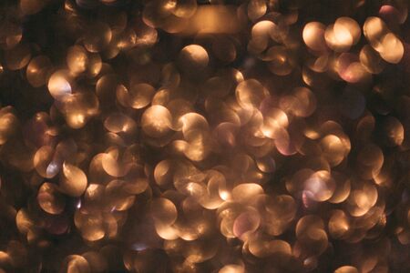 Glowing blurred or bokeh abstract background with copy space. Holiday concept.の写真素材