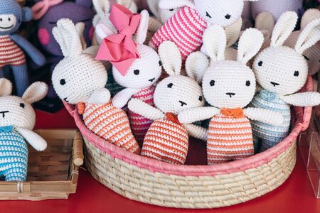 Many different childrens toys. Happy childhood or game for a child.の写真素材