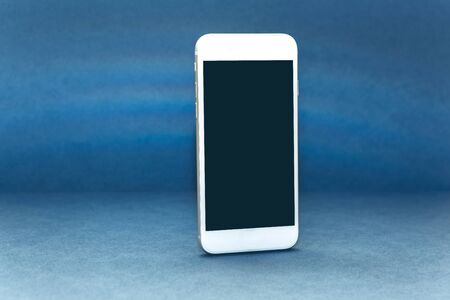 Cell phone mockup with blank screen or copy space.の写真素材