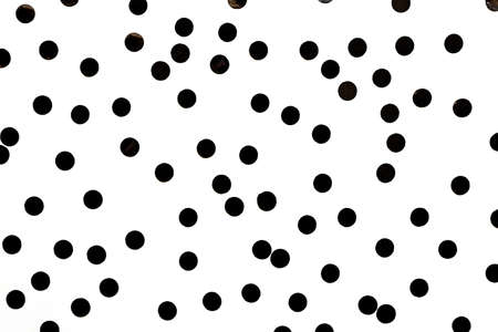 Abstract repeating black circles on a white background. Monochrome.の写真素材
