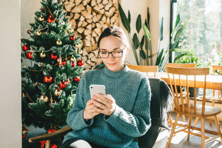 Work at home, video conference, video call for online meetings, virtual meetings, distance learningの写真素材