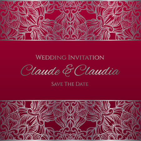 Abstract decorative background. Ornament with mosaic elements. Vintage floral styling to design cards, corporate identity, textiles. Kaleidoscope. Graphics.のイラスト素材