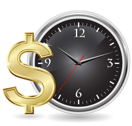 Time is Moneyのイラスト素材