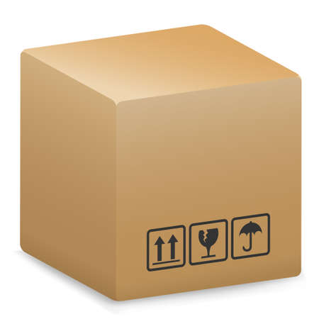 Shipping boxのイラスト素材