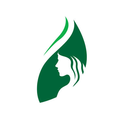 silhouette of beauty woman vector for fitness diet 
spa health yoga beauty companyのイラスト素材