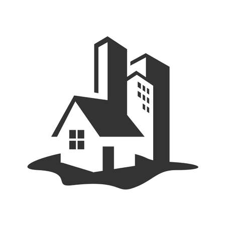 Modern creative idea of building design vector illustrationのイラスト素材