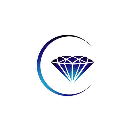 creative style geometric shape diamond line art vector iconのイラスト素材
