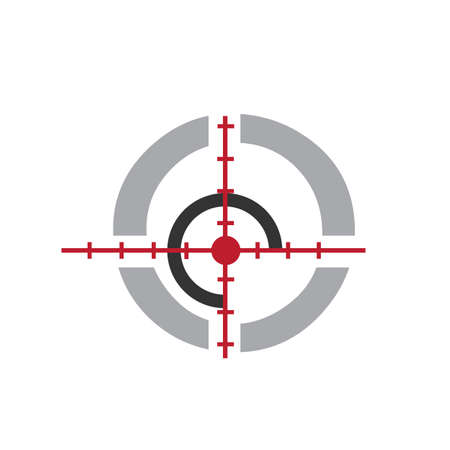 target logo design vector icon elements symbol illustrationsのイラスト素材