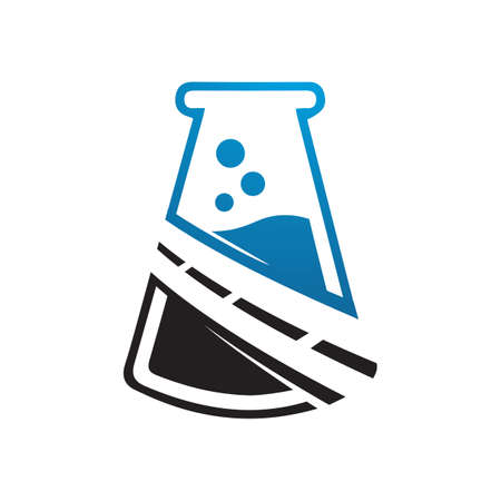 maintenance road construction logo design creative sign concept design templateのイラスト素材
