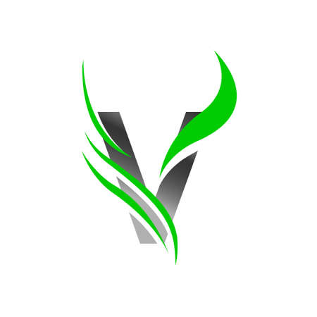 stylish V Letter logo design vector concept illustrationのイラスト素材