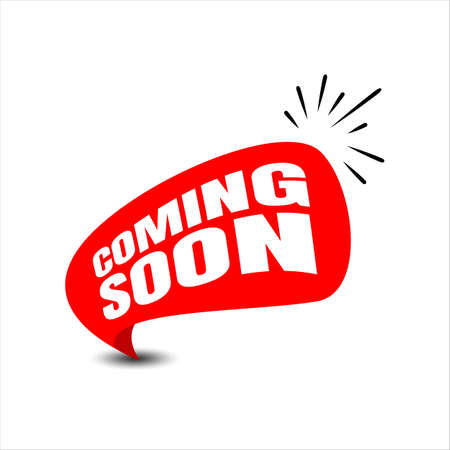 abstract coming soon sign. website page site and offline banner icon. coming soon stamp vector illustration.のイラスト素材