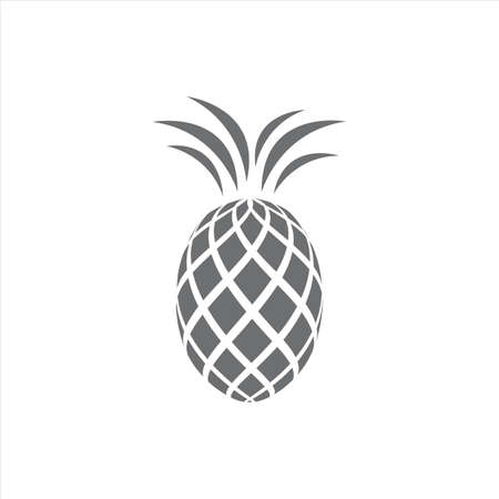 new abstract pineapple logo icon vector isolated on white backgroundのイラスト素材