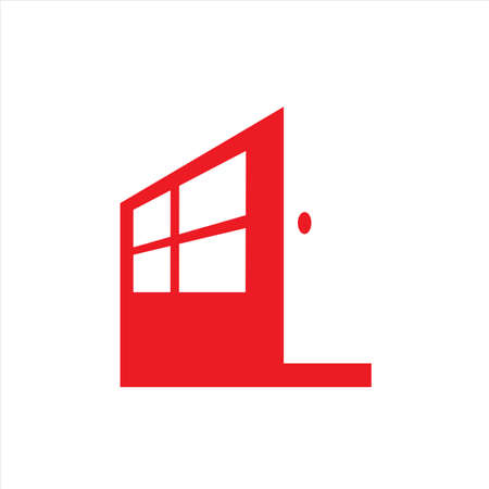 architect and construction home design logo vector symbol graphic conceptのイラスト素材