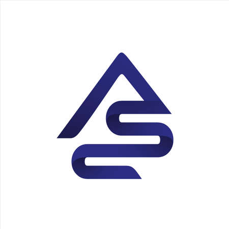 Abstract stylish pyramid logo icon vector isolated on white backgroundのイラスト素材