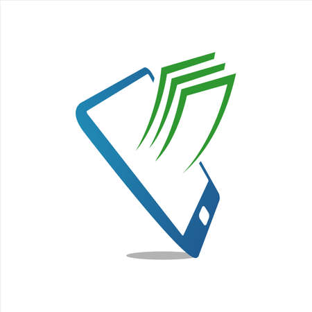 digital wallet e payment logo design vector illustrationのイラスト素材