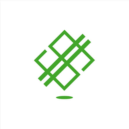 simple green money dollar logo design sign Icon logo vectorのイラスト素材