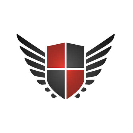 blank emblem shield logo Abstract symbol of security protection companyのイラスト素材