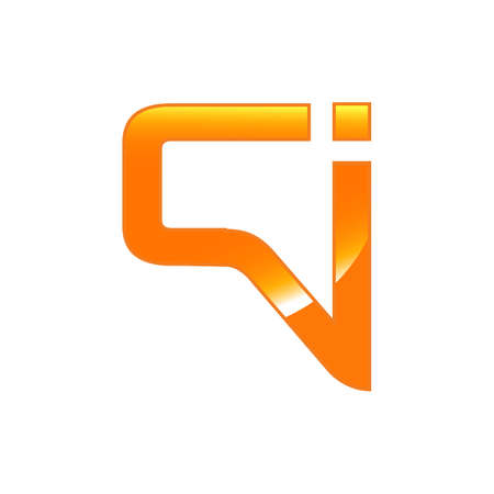 Letters CJ, D & J combination logo icon vector template illustrationsのイラスト素材