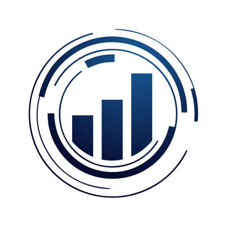 business finance economic sale graph search engine optimization seo logo vector icon logotypeのイラスト素材
