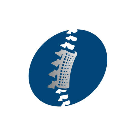 creative brand sign orthopedic bone implants logo design vector of medical symbolのイラスト素材