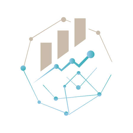 business finance economic sale graph search engine optimization seo logo vector icon logotypeのイラスト素材