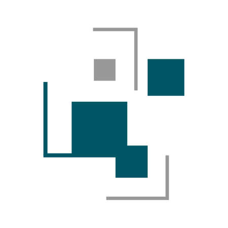 simple tech box digital signage pixel icon tech element vector  icon illustratorのイラスト素材