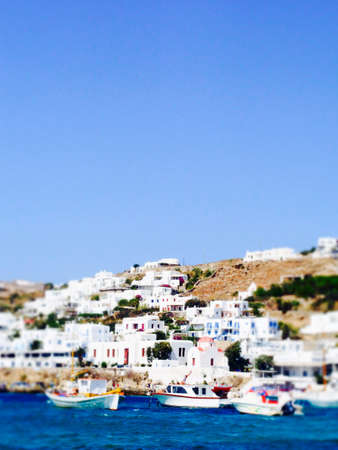 Mykonos Coastlineの写真素材