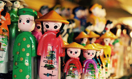 Souvenirs in Vietnamの写真素材