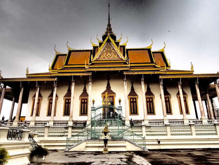 Royal Palace in Cambodiaの写真素材