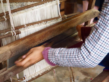 Silk farm in Cambodia