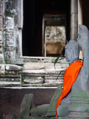 Bayon Temple buildingの写真素材
