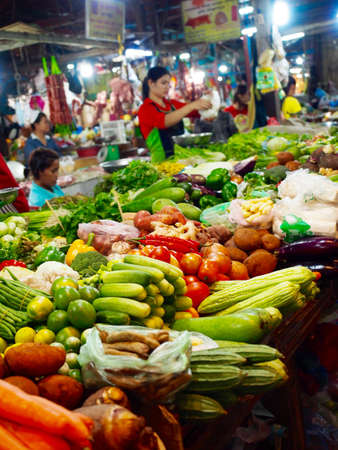 Markets in Cambodiaのeditorial素材