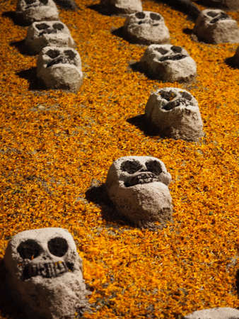 Day of the dead decoration, Oaxaca Mexicoのeditorial素材