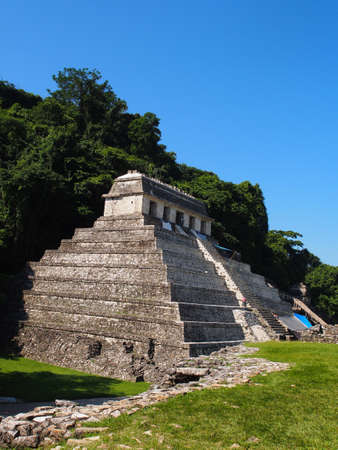 Palenque Ruins in Mexicoの写真素材