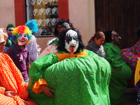Street Parade, San Cristobal Mexicoのeditorial素材