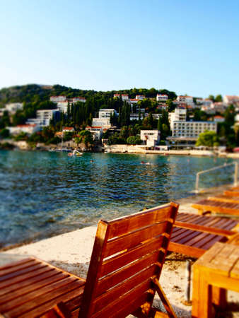 Seaside in Croatiaの写真素材