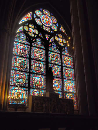 CathÃ©drale Notre-Dame de Paris, Paris Franceのeditorial素材