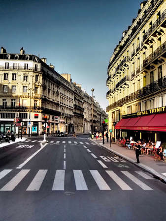 Streets of Paris, France