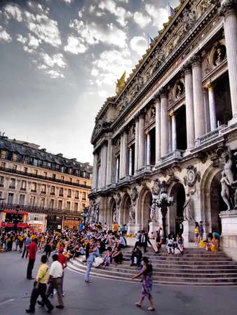 Palais Garnier, Opera House Paris Franceのeditorial素材