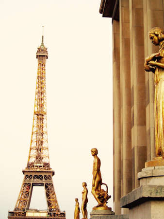 Eiffel tower, Paris Franceの写真素材