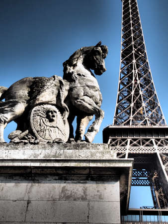 Eiffel tower, Paris Franceの写真素材