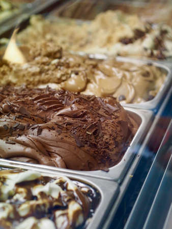 Chocolate Gelato in Avignon Franceの写真素材
